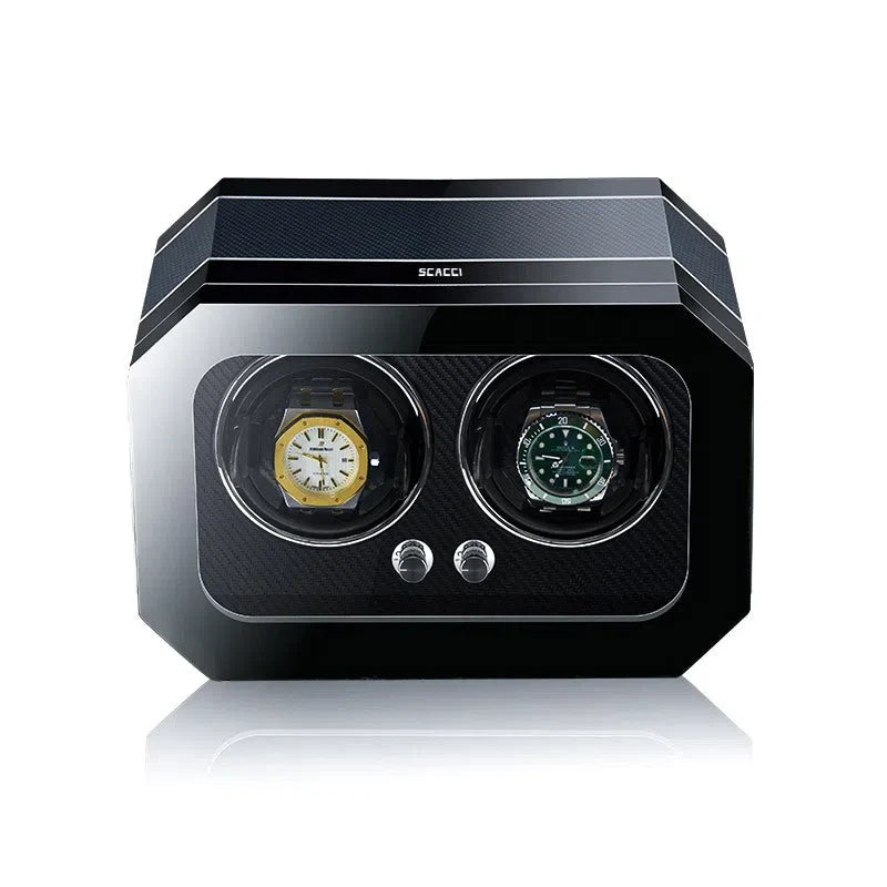 Uhrenbeweger Scacci Carbon – 2 Uhren, LED – Ansicht 12