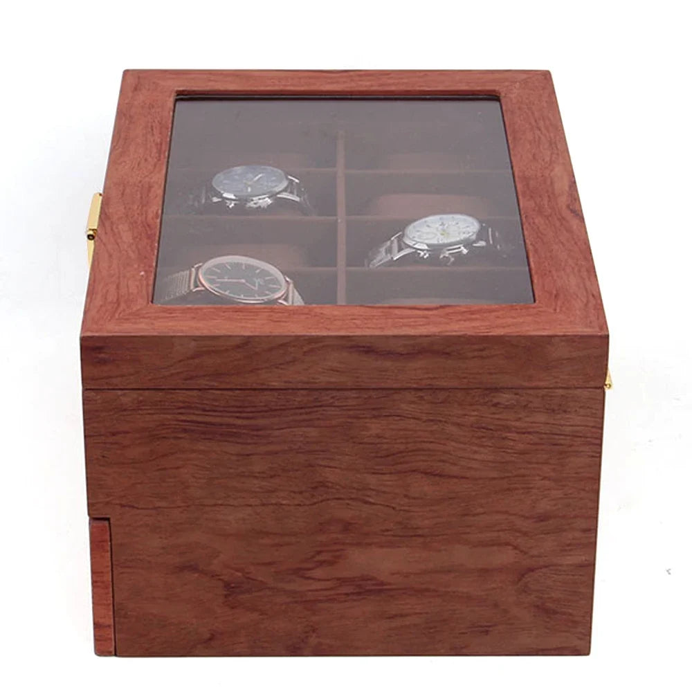 Uhrenbox Teak Classic Double – Für 20 Uhren – Ansicht 3